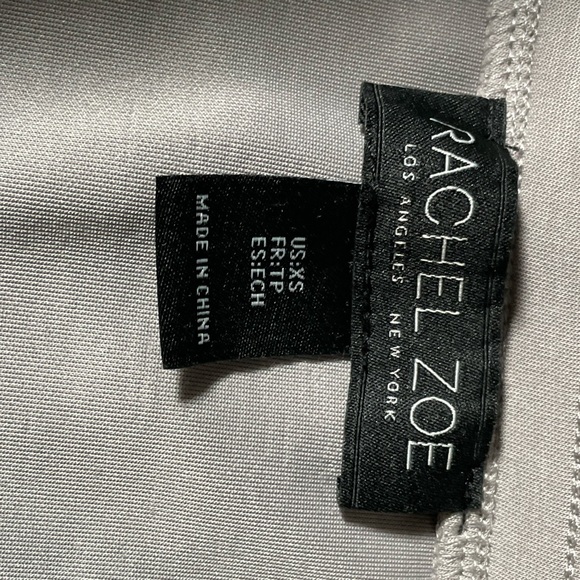 Rachel Zoe skirt. tan. XS. pockets - Picture 4 of 5